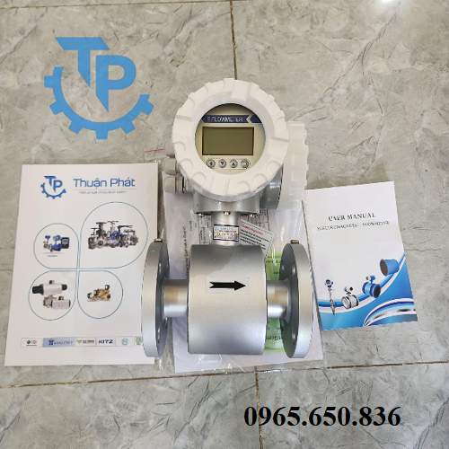 Đồng hồ đo lưu lượng nước điện tử màn hình liền