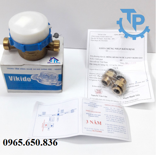 Đồng hồ nước quốc phòng Vikido