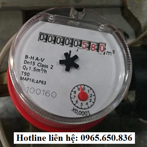 Cách đọc đồng hồ nước 8 số