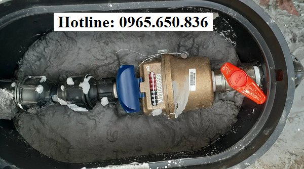 hộp đồng hồ đo lưu lượng nước