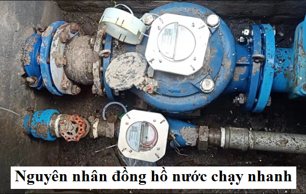 Nguyên nhân khiến đồng hồ nước chạy nhanh
