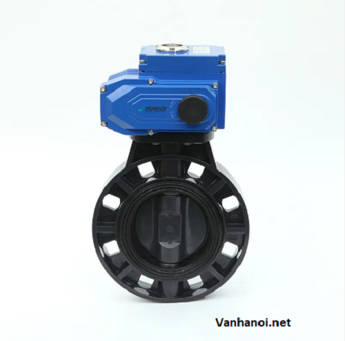 van bướm nhựa PVC điều khiển điện
