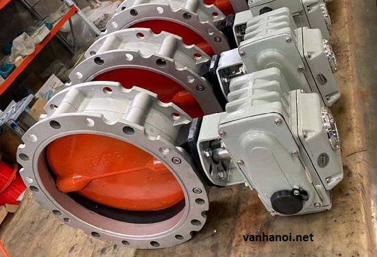 van bướm silo điều khiển điện