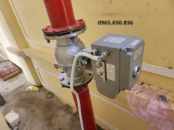 Ứng dụng van bướm-van bi inox điều khiển khí nén