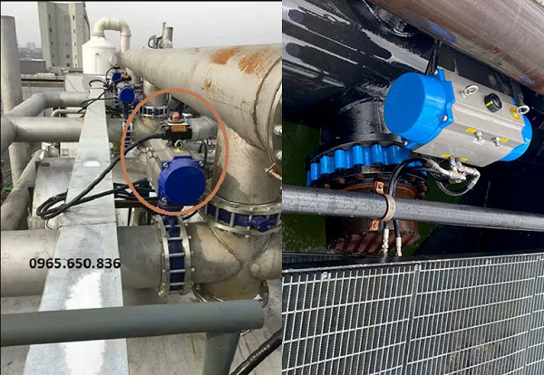 Ứng dụng van bướm khí nén áp lực cao