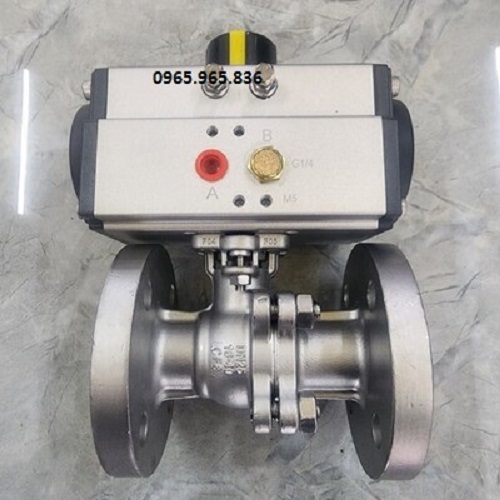 Van bi inox điều khiển khí nén