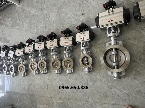 Van bướm áp lực cao điều khiển khí nén