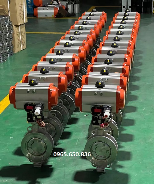 Van bướm áp lực cao khí nén