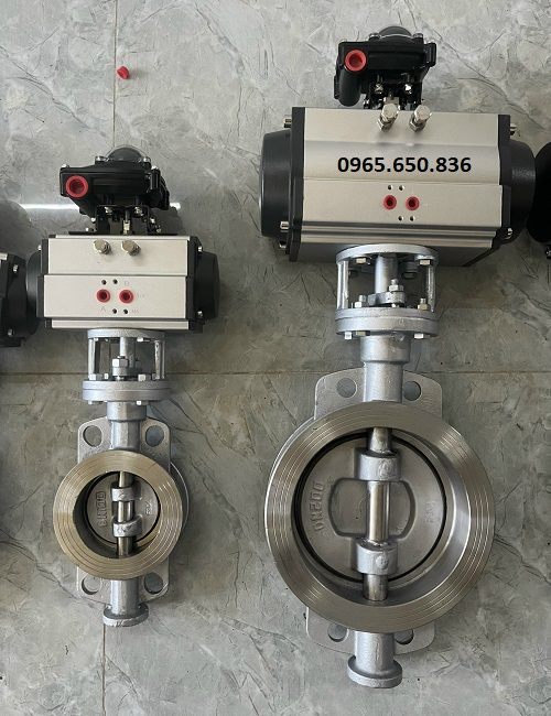 Van bướm điều khiển khí nén chịu áp lực cao
