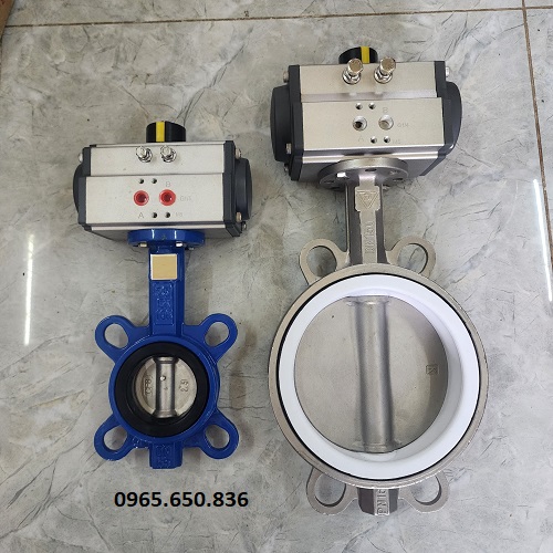 Van bướm điều khiển khí nén tác động đơn Nhật Bản