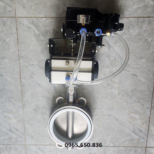 Van bướm điều khiển khí nén tuyến tính Nhật Bản