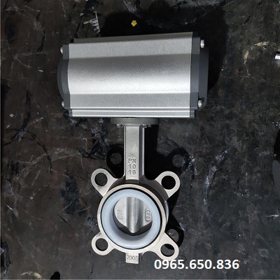 Van bướm inox khí nén