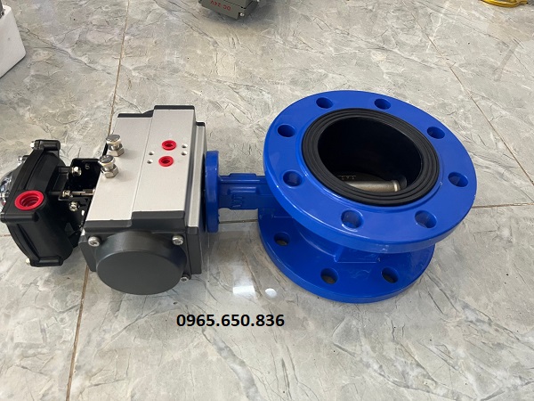 Van bướm mặt bích ĐK khí nén