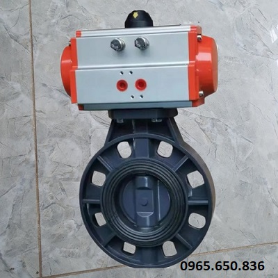 Van bướm nhựa khí nén