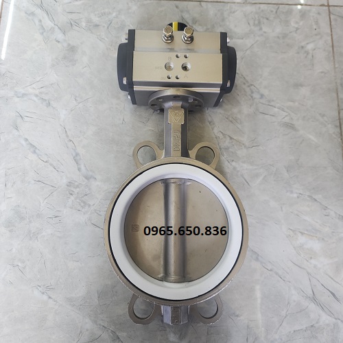 Van bướm SW khí nén Hàn Quốc