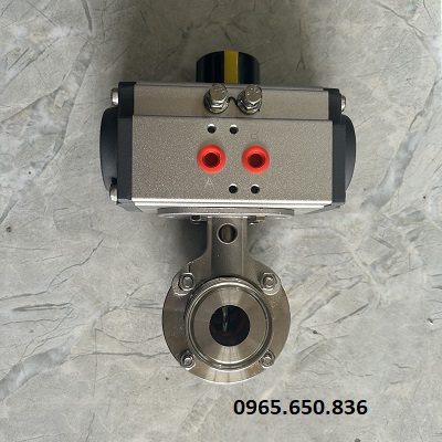 Van bướm vi sinh khí nén