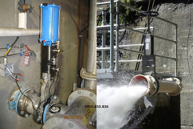 Ứng dụng van dao inox