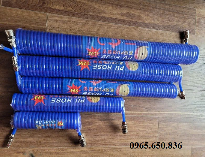 Dây hơi PU ống xoắn khí nén