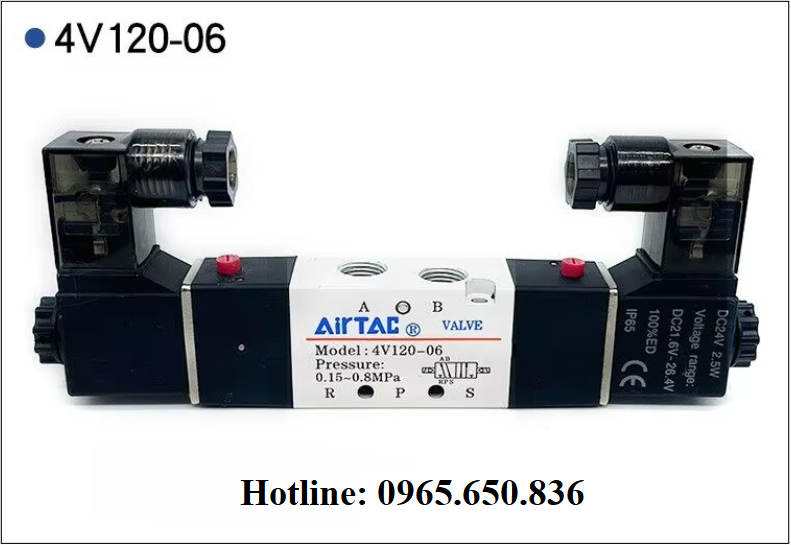 Van điện từ 4V120-06 khí nén