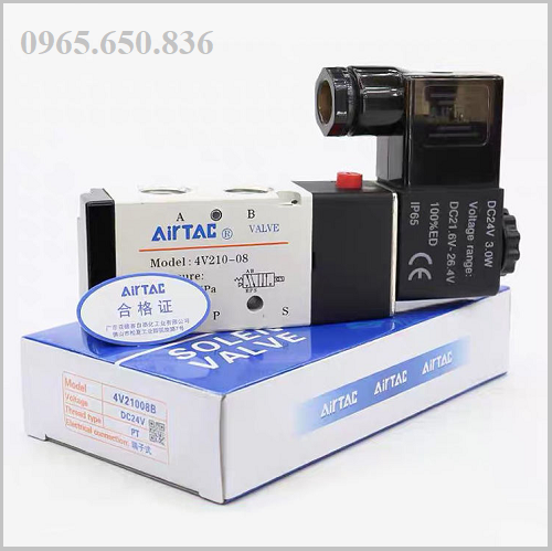 Van điện từ 4V210-08 khí nén