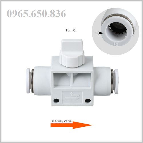 Van khóa khí nén nhựa inox