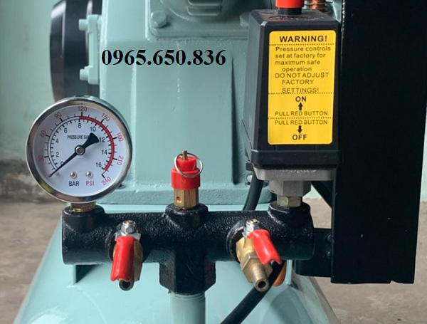 Vị trí lắp đặt van an toàn máy nén khí