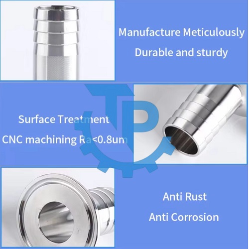Cấu tạo nối đuôi chuột clamp vi sinh