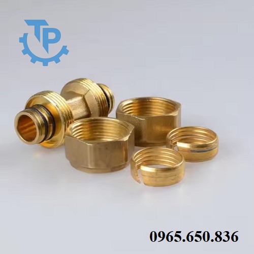 Măng sông nối ống mềm bằng đồng