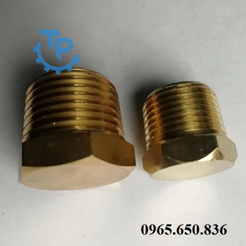 Nút bịt đồng ren ngoài Miha
