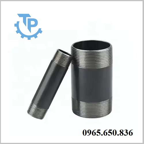 Đầu nối ren thép đen