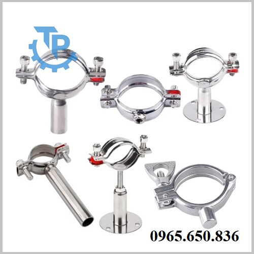 Cùm treo ống inox vi sinh