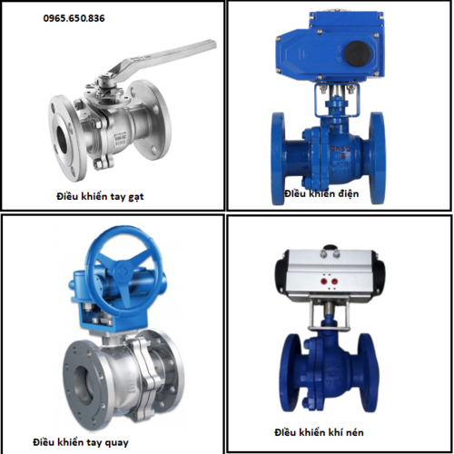 Các dạng điều khiển van bi chịu nhiệt độ cao