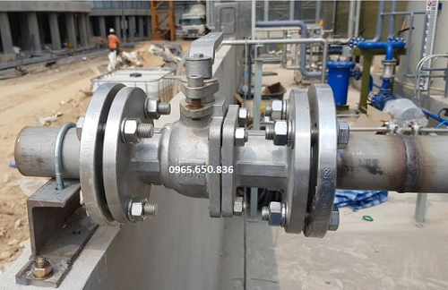 Ứng dụng van tay gạt inox