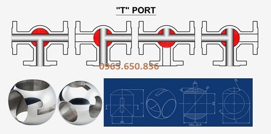 Van bi 3 ngã dạng chứ T