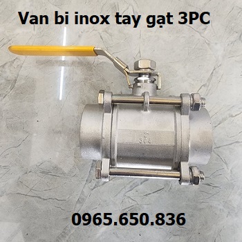 Van bi inox tay gạt 3PC
