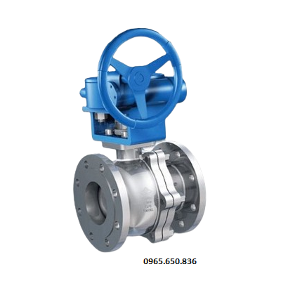 Van bi mặt bích inox tay quay