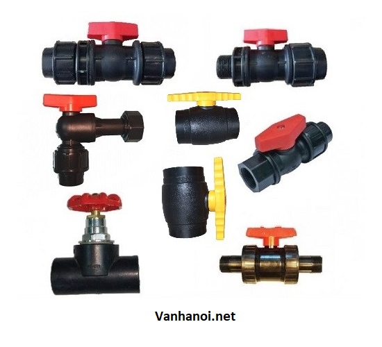 Van bi nhựa HDPE khóa