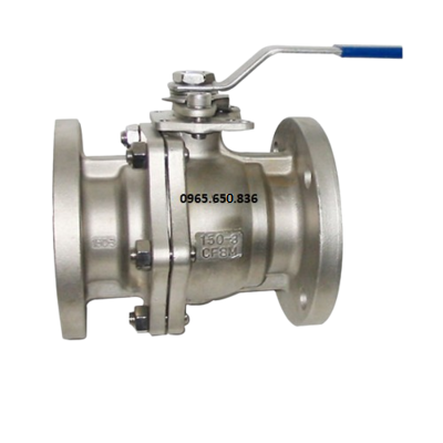 Van bi tay gạt mặt bích inox