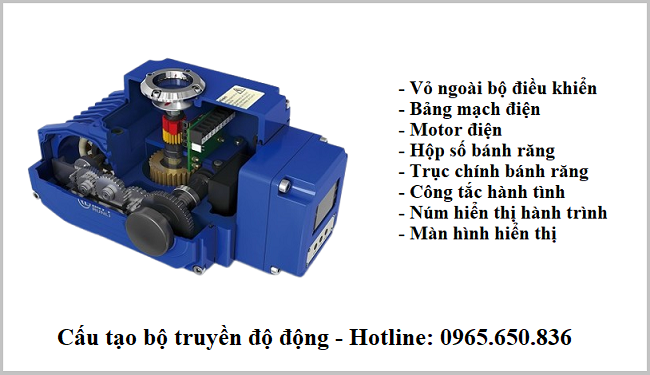Cấu tạo bộ truyền động điện