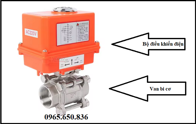 Cấu tạo van bi điện dùng cho Gas hóa lỏng LPG