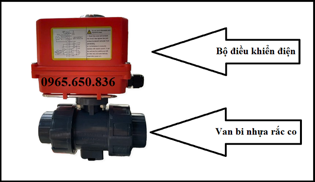 Cấu tạo van bi điều khiển điện nối rắc co