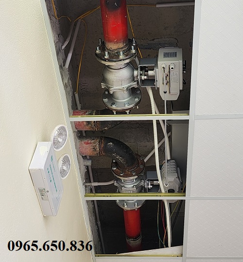 Ứng dụng van bi điều khiển điện tay quay