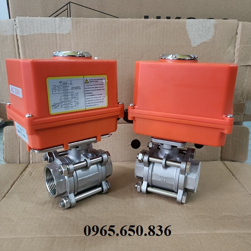 Van bi 2 ngã ren điều khiển điện
