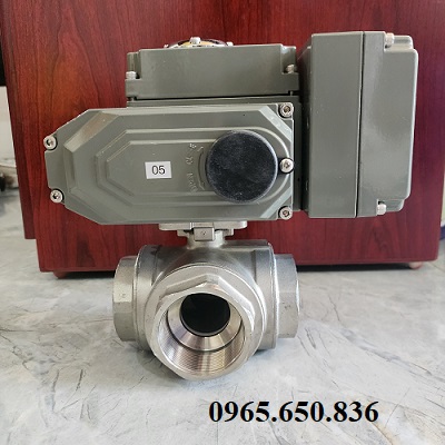 Van bi 3 ngã điều khiển điện tuyến tính