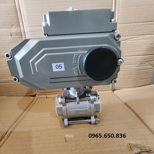 Van bi điều khiển điện nối ren ON OFF
