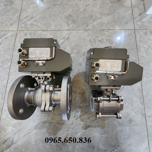 Van bi inox 304 điều khiển điện