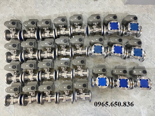Van bi inox điều khiển bằng điện