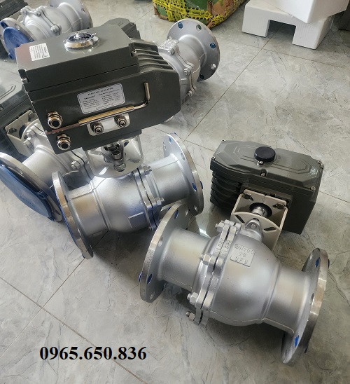 Van bi mặt bích động cơ điện