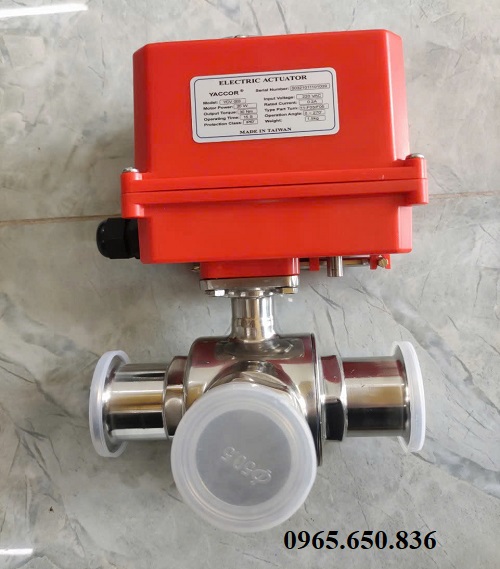 Van bi nối clamp điều khiển điện