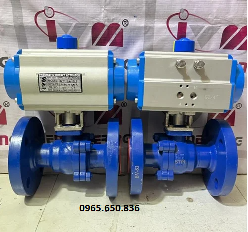 Van bi gang điều khiển khí nén tác động kép